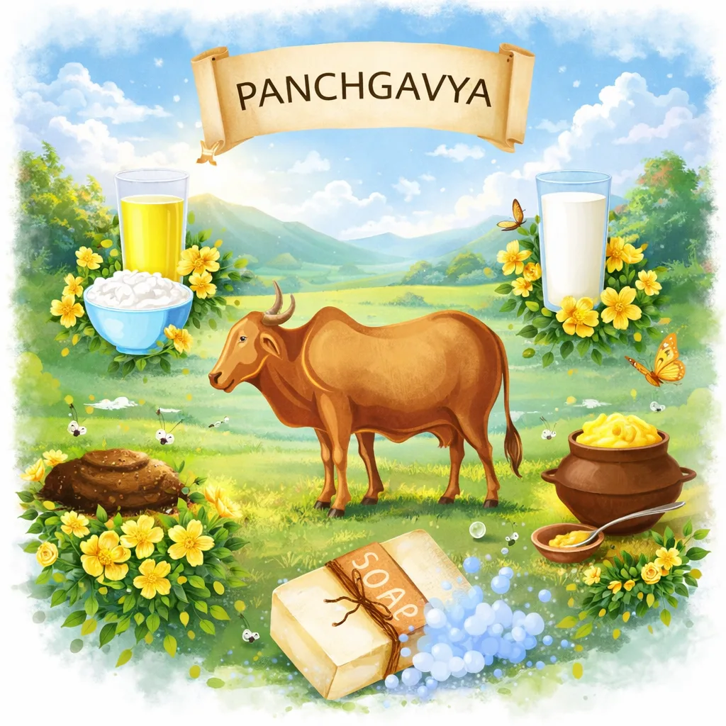 Panchagavya soap