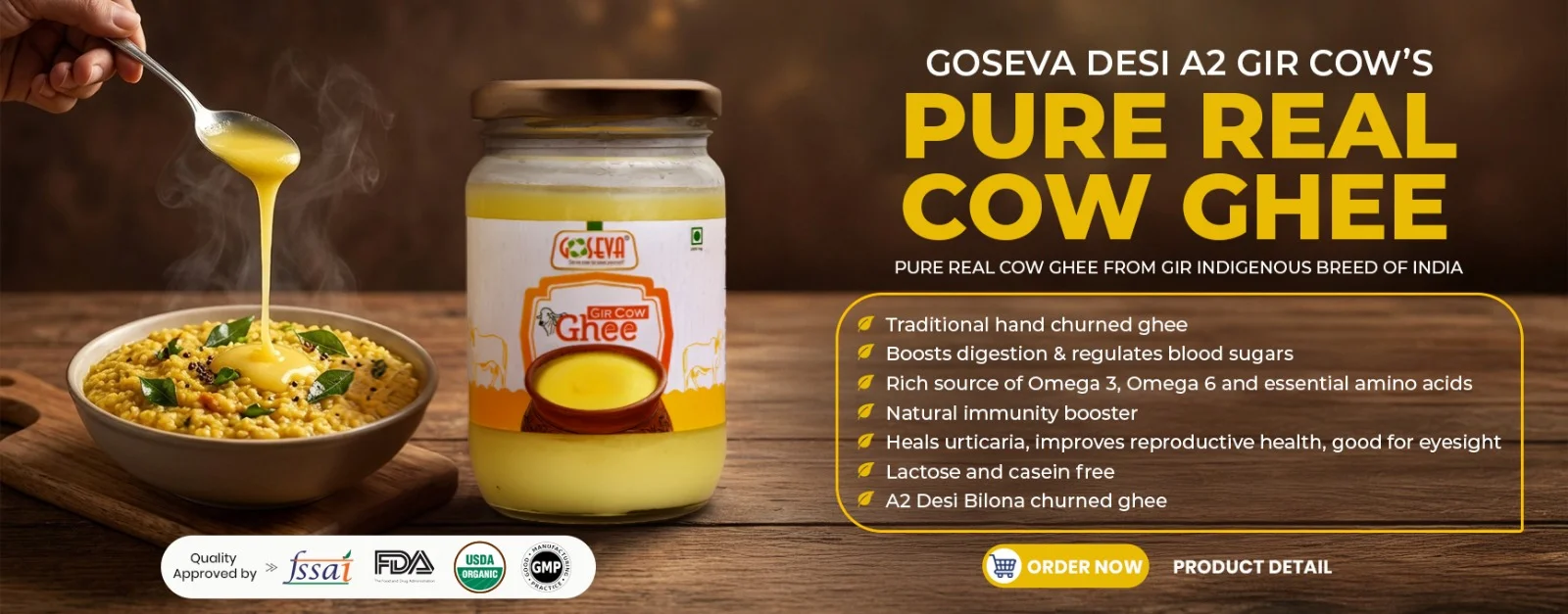Pure Real Cow Ghee