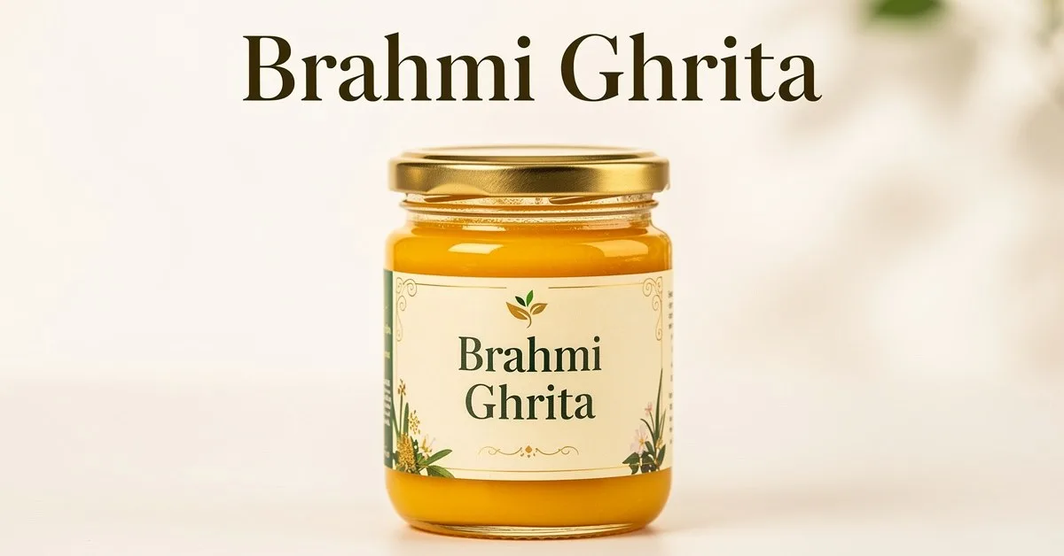 What is Brahmi Ghrita and how does it help with memory and stress? | Gomataseva