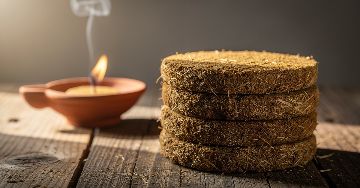 Desi Cow Dung Cakes: Authentic Gir Cow Purity | Goseva